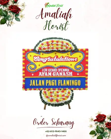 Sewa Papan Bunga Karang Bahagia